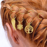 401pcs Dreadlocks Beads and Hair Clips for Hair Decoration