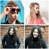 401pcs Dreadlocks Beads and Hair Clips for Hair Decoration