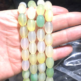 Pretty Red Cracked Pattern Barrel Beads Agates Spacer Charm Findings DIY Jewelry