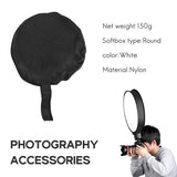 40cm Round Portable Softbox Flash Diffuser For Camera
