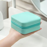 40GB Portable Jewelry Organizer PU Leather Display Case Earrings Ring Necklace