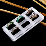 Acrylic Square Jewelry Holder Photography Prop Cosmetics Display Pad 40GB