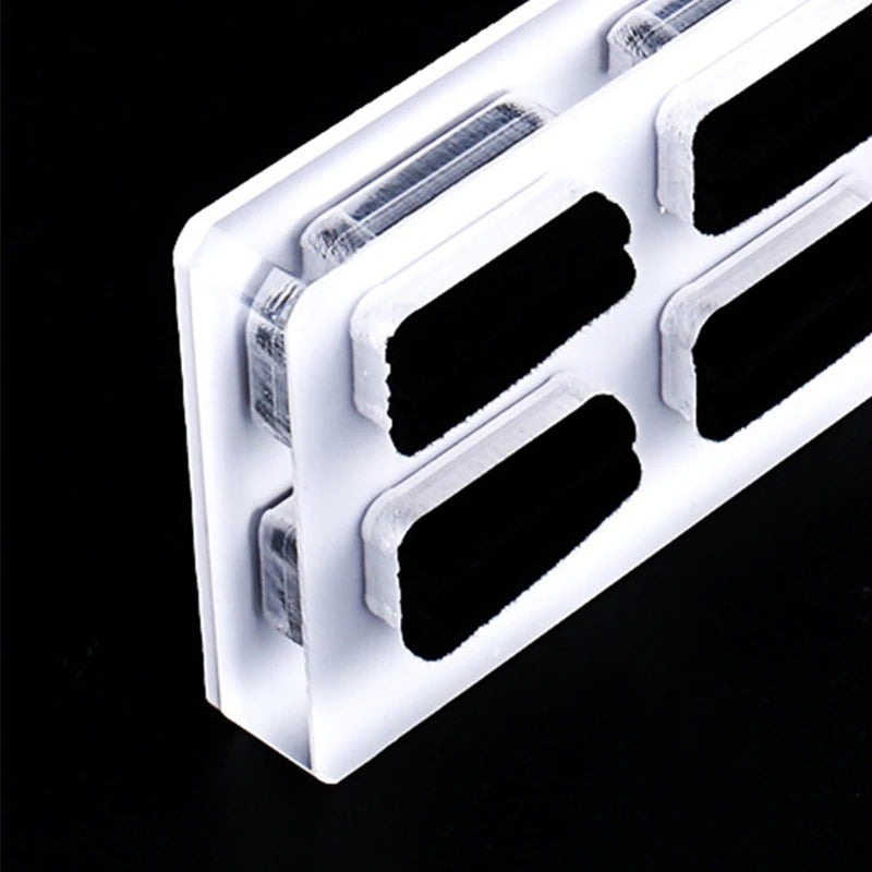 Acrylic Square Jewelry Holder Photography Prop Cosmetics Display Pad 40GB