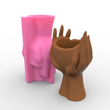 40GC Flower Pot Silicone Mold Concrete Succulent Planter Mould
