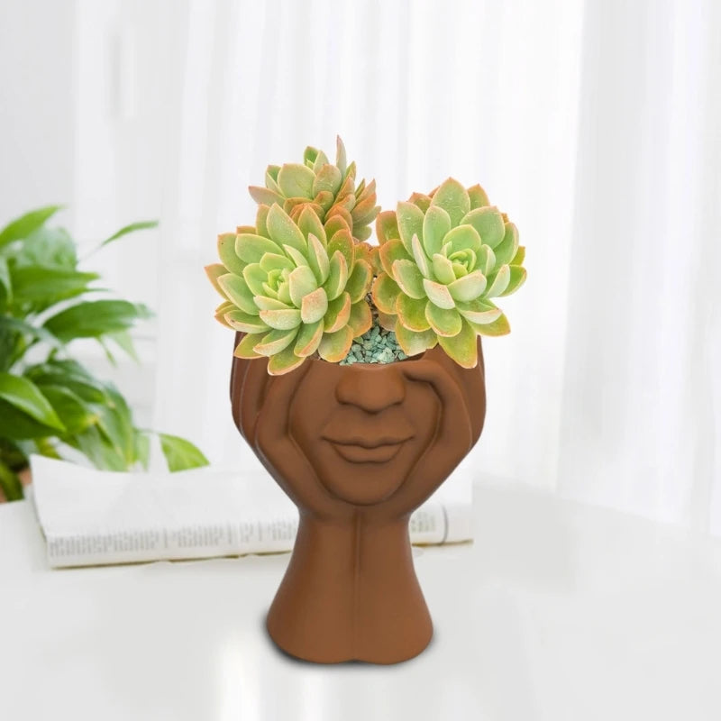 40GC Flower Pot Silicone Mold Concrete Succulent Planter Mould