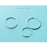 Exaggerated Big Circle Dangle Earrings for Women 925 Sterling-silver-jewelry
