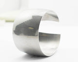 40MM Exaggerate 316l Stainless Steel Bracelet Big Cuff Bangle Punk Jewelry
