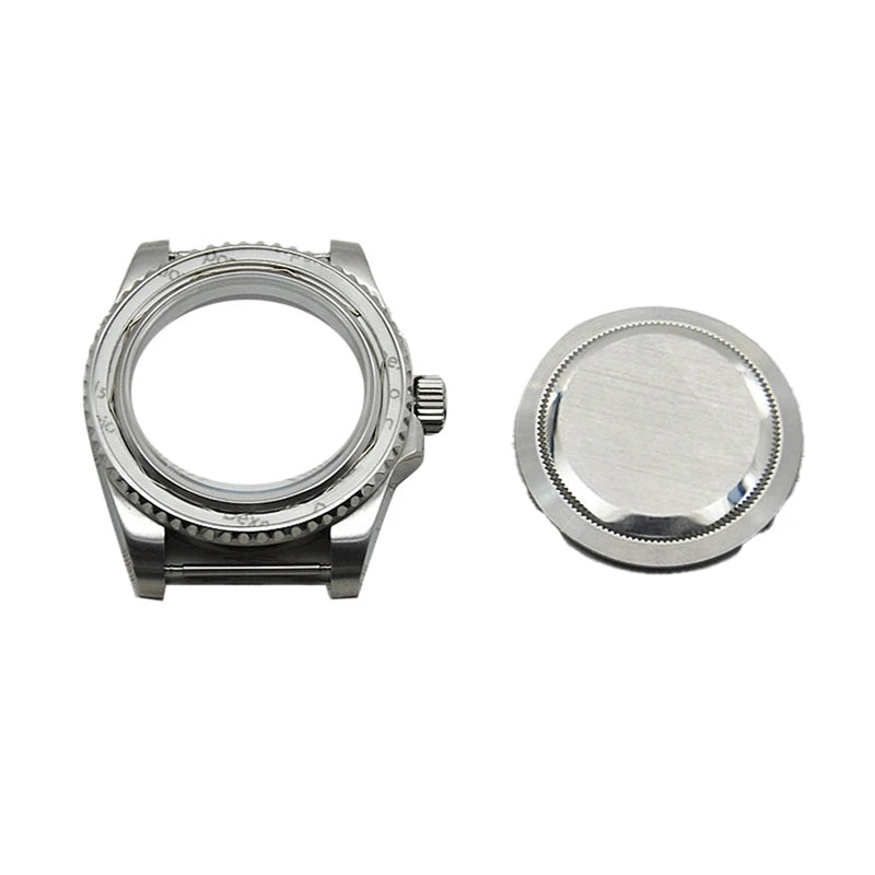 40mm Stainless Steel Watch Case Sapphire Glass for NH35A NH36A Movement