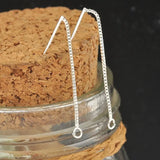40PCS 925 Sterling Silver Box Chain DIY Earrings Making Components