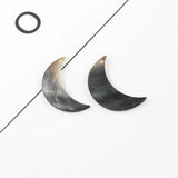40PCS Carved Natural Mother of Pearl Charms - Minimalist Jewelry Earrings Charms