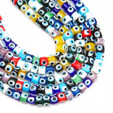 40PCS Evil Eye Beads Glass Bead for Jewelry Making Supplies DIY Necklace 10mm