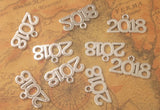 40PCS Word Metal Pendants for Jewelry Making