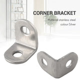 40PCS L Bracket with 80PCS Screws, Angle Bracket Fastener Set