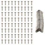 40PCS L Bracket with 80PCS Screws, Angle Bracket Fastener Set