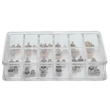 40PCS Watch Crowns Waterproof Replacement Repair Tools with Box