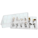 40PCS Watch Crowns Waterproof Replacement Repair Tools with Box