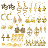 40Pcs Braids Hair Clips Dreadlocks Hair Rings Wide Application Durable