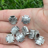 40Pcs Silver Plated Cross Spacer Beads for Charm Jewelry Making DIY