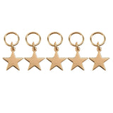 40Pcs Silver & Star Hair Rings Braids Plaits Hair Clips (Silver&Gold Stars)
