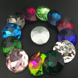 40Pcs 27mm Round Fancy Glass Crystals 1216 for Jewelry Making