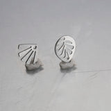 40Pcs Raw Brass Fan Drops Charms Pendant DIY Jewelry Making