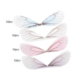 40Pcs Mixed Butterfly Dragonfly Cicada Wing Charms Earring Pendants Findings DIY