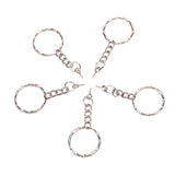 40Pcs Key Chain Key Ring Lobster Clasps Jewelry Making