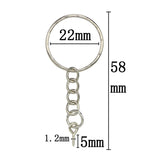 40Pcs Key Chain Key Ring Lobster Clasps Jewelry Making
