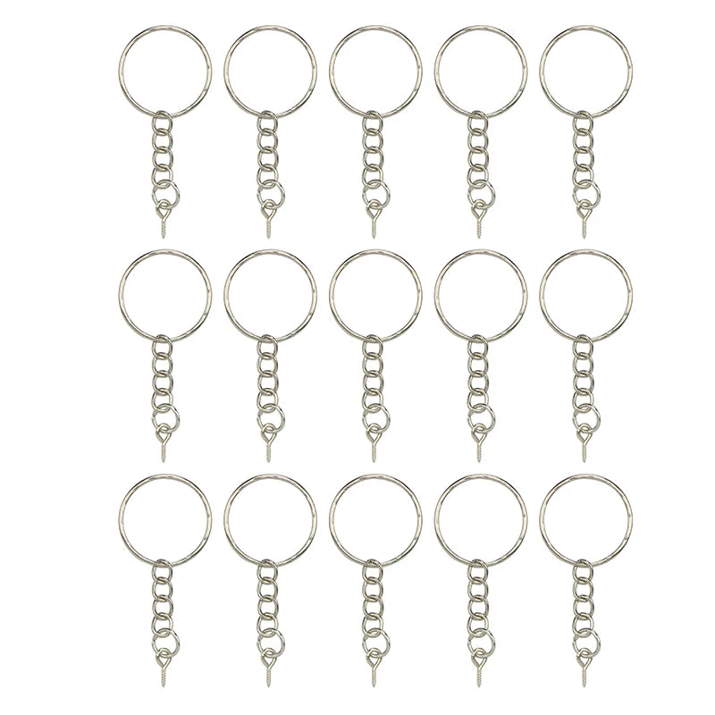 40Pcs Key Chain Key Ring Lobster Clasps Jewelry Making