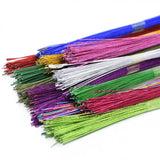 40Pcs/Set 22# 26# DIY Nylon Stocking Flower Iron Wire for Floral Wreaths