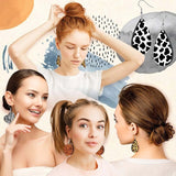 40Pcs Sublimation Blank Earrings Unfinished Wood Earrings for DIY Jewelry Making