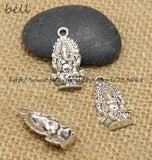 40Pcs Vintage Ganesha Charms Antique Metal Buddha Pendants
