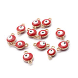 40Pcs Bohemia Charm Beads Double Hole Alloy Pendants For DIY Jewelry Making