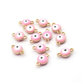 40Pcs Bohemia Charm Beads Double Hole Alloy Pendants For DIY Jewelry Making