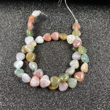 40Pcs Heart-shaped Natural Stone Beads Jewelry Making DIY Necklace Bracelet