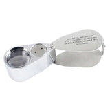 Folding Jewelry Magnifier Portable Loupe Illuminated Magnifier with LED Licht