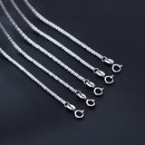 Silver 925 Chain Necklace Bling for Women