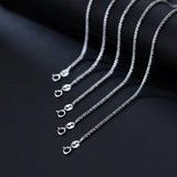 Silver 925 Chain Necklace Bling for Women