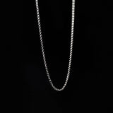 Silver 925 Chain Necklace for Women Girl Choker Cross Chain