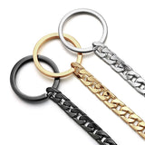 40cm Metal Wallet Belt Chain Hip Hop Street Keyring Anti-lost Keychain K404