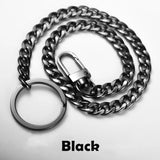 Long Trousers Hipster Key Chains Punk Street Big Ring Key Ring Metal Wallet