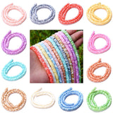 Colorful Flat Cylindrical Shell Bead 6mm for Jewelry Making DIY Bracelet