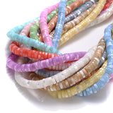 40cm Natural Shell Spacer Beads 12 Colors for DIY Jewelry Making