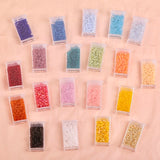 40g 4mm Frosted Matte Glass Rice Beads DIY Necklace Jewelry Accessories