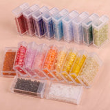 40g 4mm Frosted Matte Glass Rice Beads DIY Necklace Jewelry Accessories