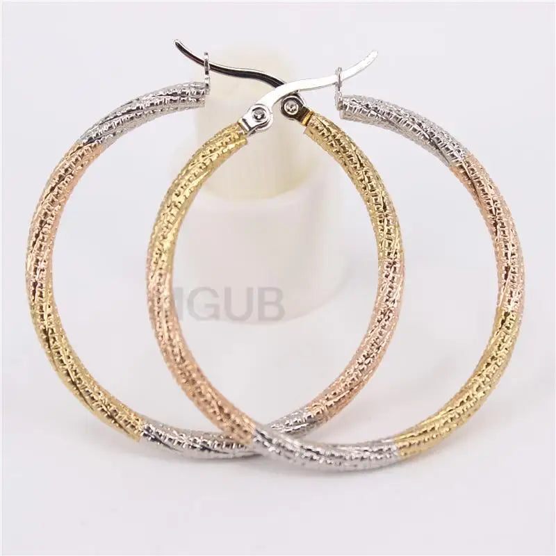 Lightweight Stainless Steel Athleisure Earrings LH1079