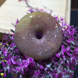40mm Chrysanthemum Stone Donut Loose Bead for Pendant Making