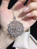 40mm High Silver CZ Necklace Pendant DIY Jewelry Making