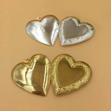 40mm Heart Locket Pendant Resin Cabochon Bases DIY Jewelry Making