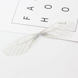 Dragonfly Wings Organza Fabric Charm - Craft Findings